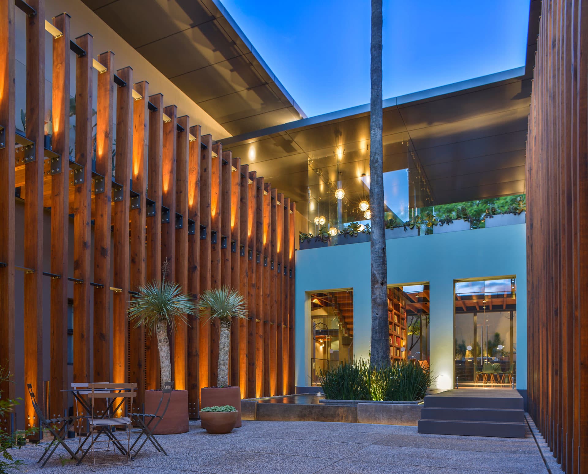 Patio del Hotel Criol en el Centro de Querétaro