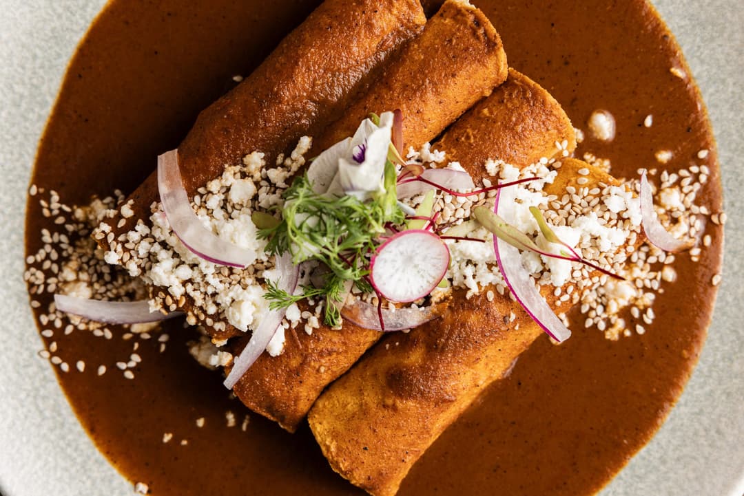 Enchiladas del Restaurante del Hotel Criol